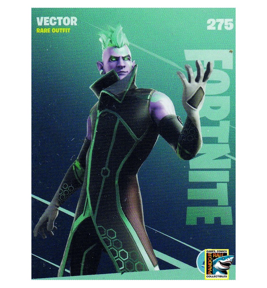 Panini Fortnite Reloaded 275 Vector Rare Outfit