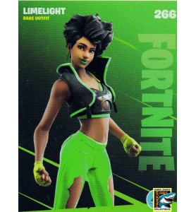 Panini Fortnite Reloaded 266 Limelight Rare Outfit