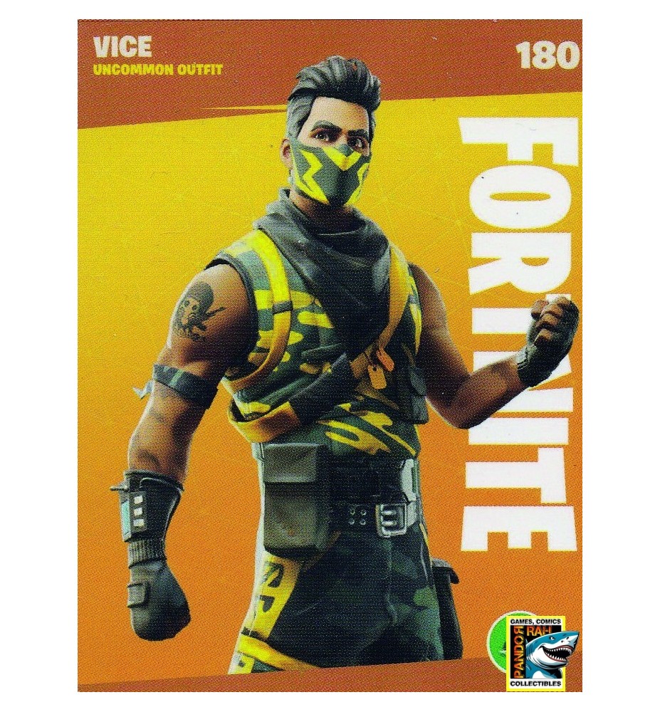Panini Fortnite Reloaded 180 Vice Uncommon Outfit