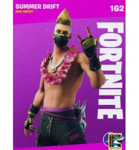 Panini Fortnite Reloaded 162 Summer Drift Epic Outfit