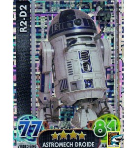 Star Wars Force Attax 2016 NL R2-D2 Holo