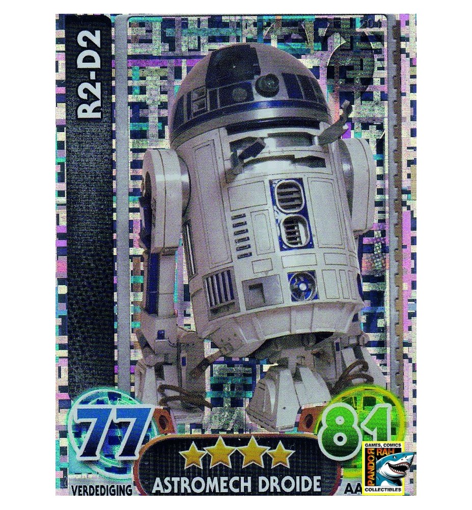 Star Wars Force Attax 2016 NL R2-D2 Holo