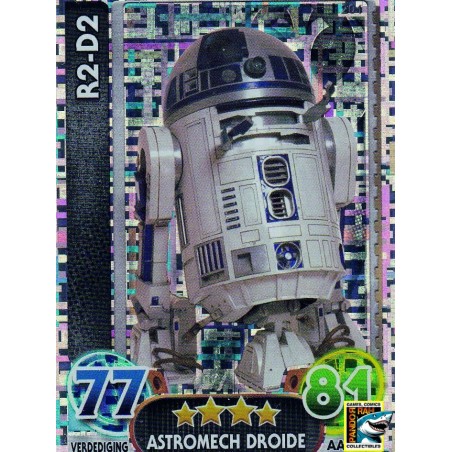 Star Wars Force Attax 2016 NL R2-D2 Holo