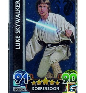 Star Wars Force Attax 2016 NL Luke Skywalker Foil