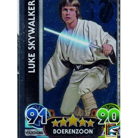 Star Wars Force Attax 2016 NL Luke Skywalker Foil