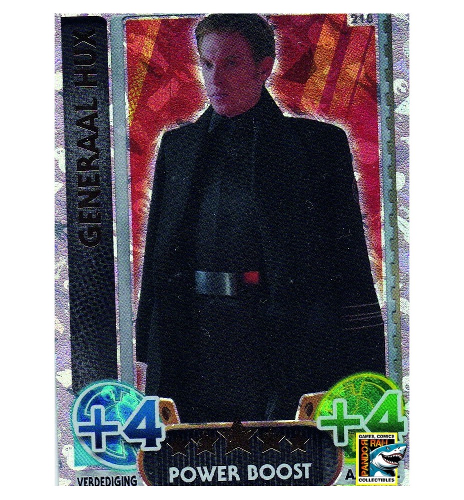 Star Wars Force Attax 2016 NL Generaal Hux Holo