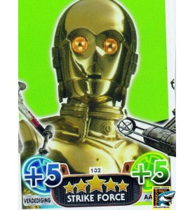 Star Wars Force Attax 2016 NL Rebel Strike Force 8 (C-3PO)