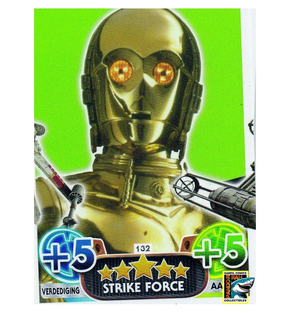 Star Wars Force Attax 2016 NL Rebel Strike Force 8 (C-3PO)