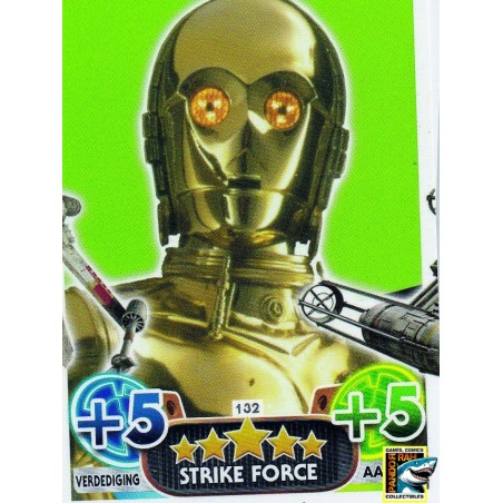 Star Wars Force Attax 2016 NL Rebel Strike Force 8 (C-3PO)