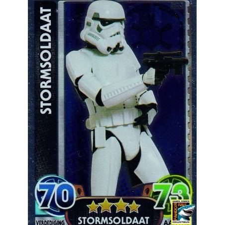 Star Wars Force Attax 2016 NL Stormsoldaat Foil