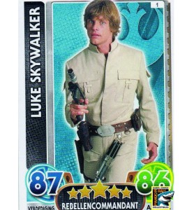 Star Wars Force Attax 2016 NL Luke Skywalker