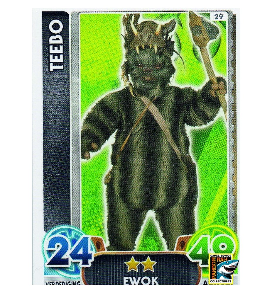 Star Wars Force Attax 2016 NL Teebo