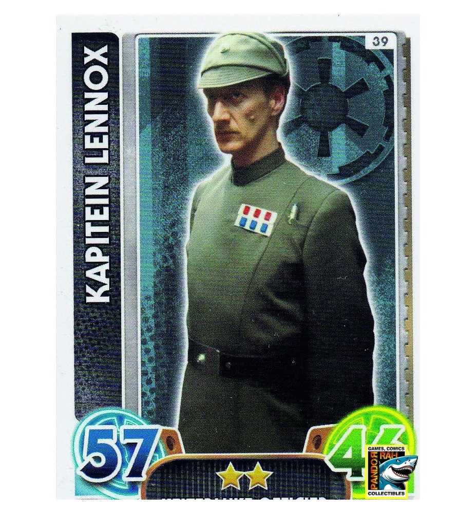 Star Wars Force Attax 2016 NL Kapitein Lennox