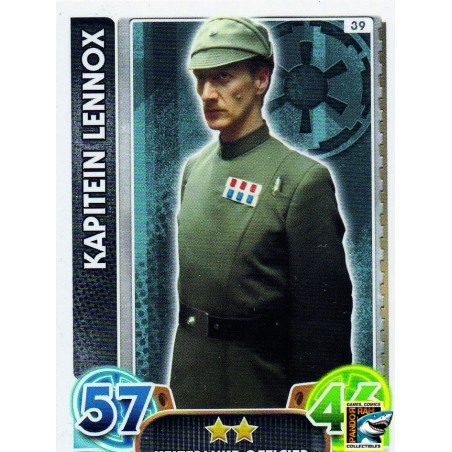 Star Wars Force Attax 2016 NL Kapitein Lennox