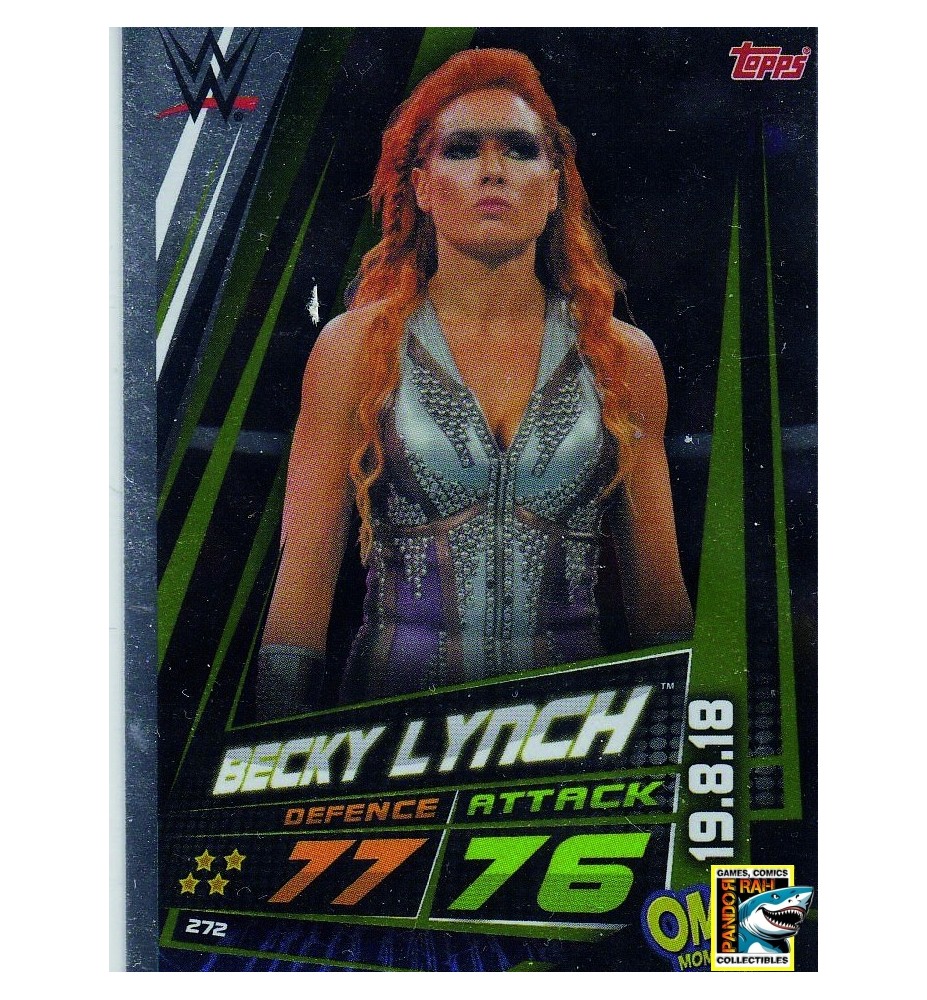 WWE Slam Attax Universe 2019 Becky Lynch Mirror Foil