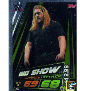 WWE Slam Attax Universe 2019 Big Show Mirror Foil