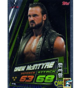 WWE Slam Attax Universe 2019 Drew McIntyre Mirror Foil