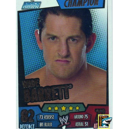 WWE Slam Attax Rumble 2011 Wade Barrett Wasteland Mirror Foil