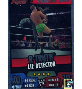 WWE Slam Attax Rumble 2011 R-Truth Lie Detector Mirror Foil