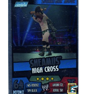 WWE Slam Attax Rumble 2011 Sheamus High Cross Mirror Foil