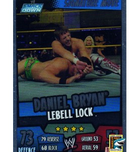 WWE Slam Attax Rumble 2011 Daniel Bryan Lebell Lock Mirror Foil