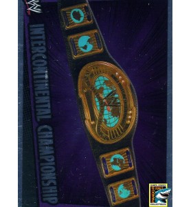 WWE Slam Attax Rumble 2011 WWE Intercontinental Championship Belt Mirror Foil