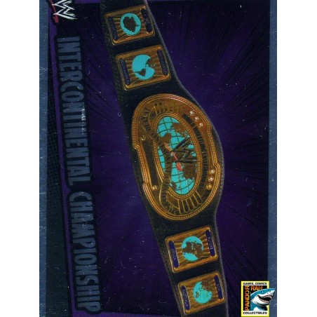 WWE Slam Attax Rumble 2011 WWE Intercontinental Championship Belt Mirror Foil