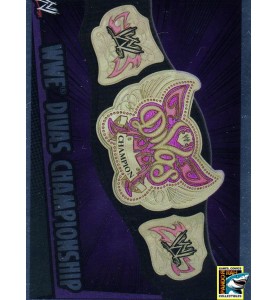 WWE Slam Attax Rumble 2011 WWE Divas Championship Belt Mirror Foil