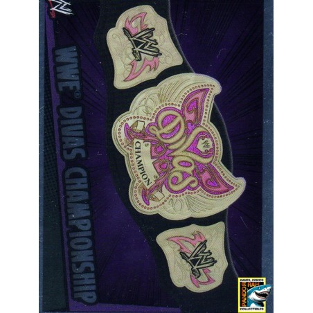 WWE Slam Attax Rumble 2011 WWE Divas Championship Belt Mirror Foil