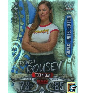 WWE Slam Attax Live 2018 Ronda Rousey Silver Limited Edition Foil