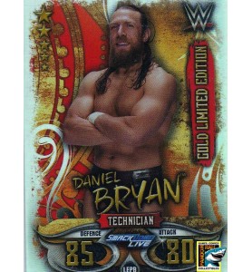 WWE Slam Attax Live 2018 Daniel Bryan Gold Limited Edition Foil