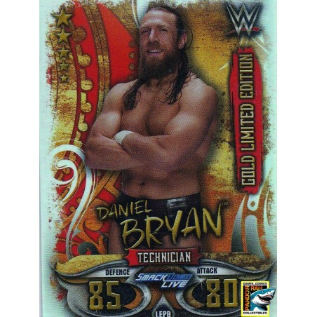 WWE Slam Attax Live 2018 Daniel Bryan Gold Limited Edition Foil