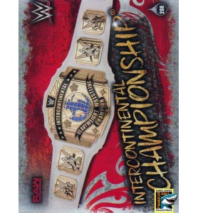 WWE Slam Attax Live 2018 Intercontinental Championship Belt