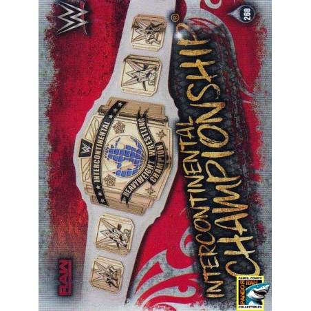 WWE Slam Attax Live 2018 Intercontinental Championship Belt