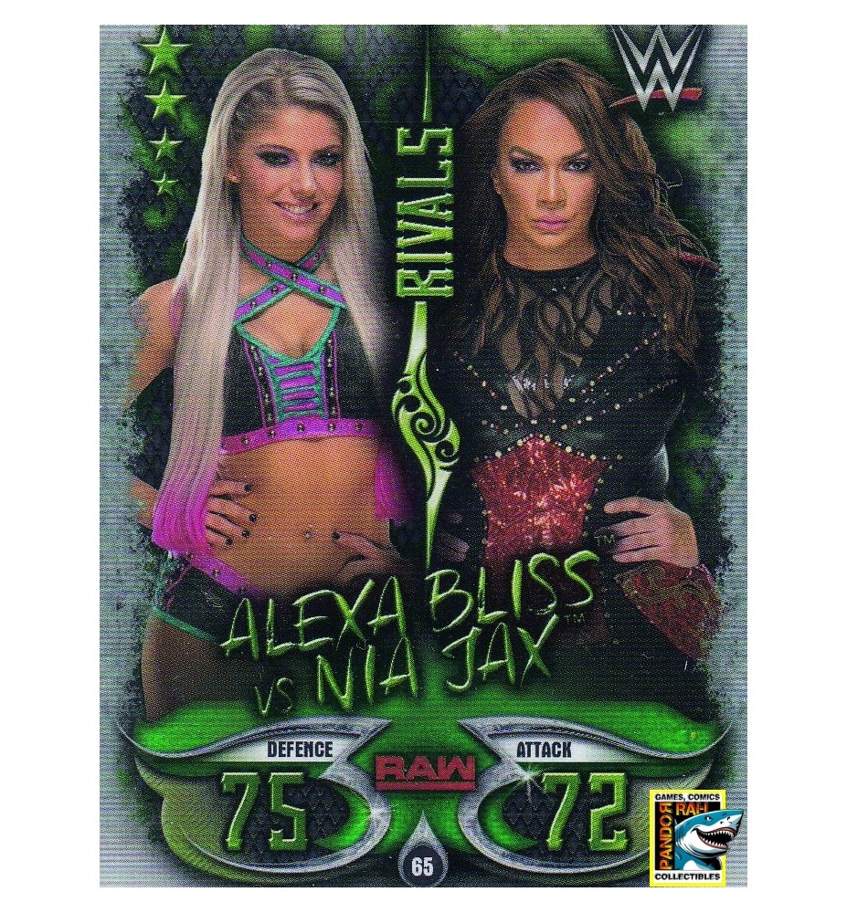 WWE Slam Attax Live 2018 Alexa Bliss Vs. Nia Jax