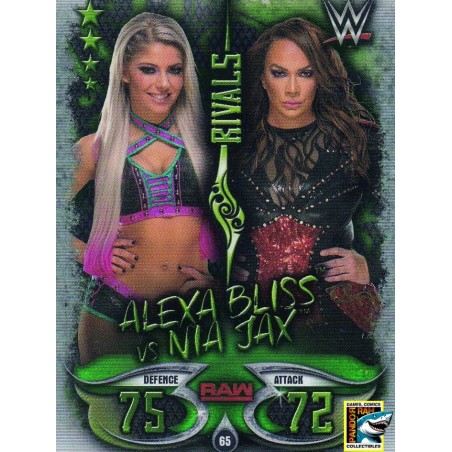 WWE Slam Attax Live 2018 Alexa Bliss Vs. Nia Jax