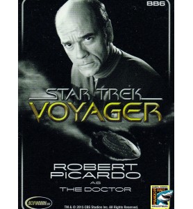 Star Trek Voyager Heroes & Villains TC Black Gallery Doctor BB6