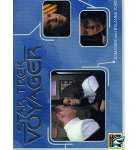 Star Trek Voyager Heroes & Villains TC Tom Paris And B'Elanna Torres R3