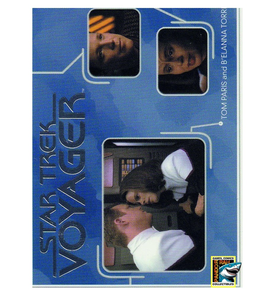 Star Trek Voyager Heroes & Villains TC Tom Paris And B'Elanna Torres R3