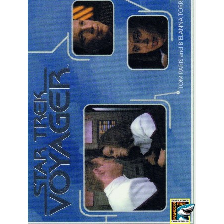 Star Trek Voyager Heroes & Villains TC Tom Paris And B'Elanna Torres R3