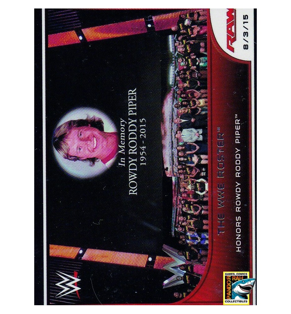 Road To Wrestlemania 2016 The WWE Roster Honors Rowdy Roddy Piper