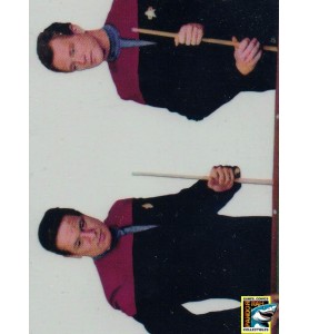 Star Trek Voyager Season 2 Trading Cards Holodeck Chakotay And Paris