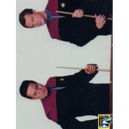 Star Trek Voyager Season 2 Trading Cards Holodeck Chakotay And Paris