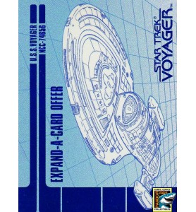 Star Trek Voyager Season 1 Trading Cards Expand A Card X-1 Foil Blueprint