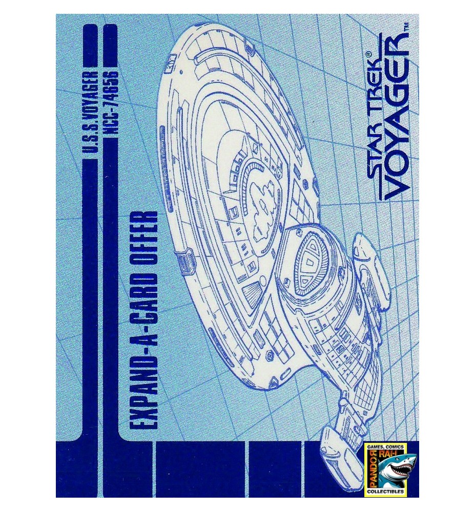 Star Trek Voyager Season 1 Trading Cards Expand A Card X-1 Foil Blueprint