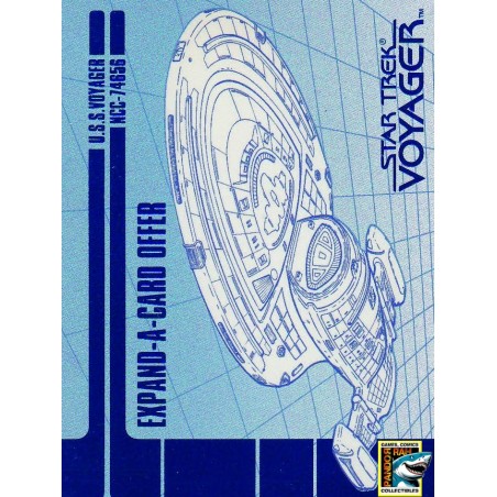 Star Trek Voyager Season 1 Trading Cards Expand A Card X-1 Foil Blueprint