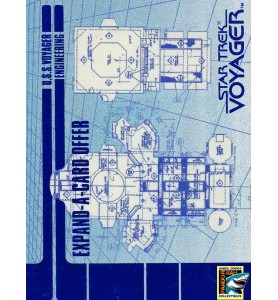 Star Trek Voyager Season 1 Trading Cards Expand A Card X-3 Foil Blueprint