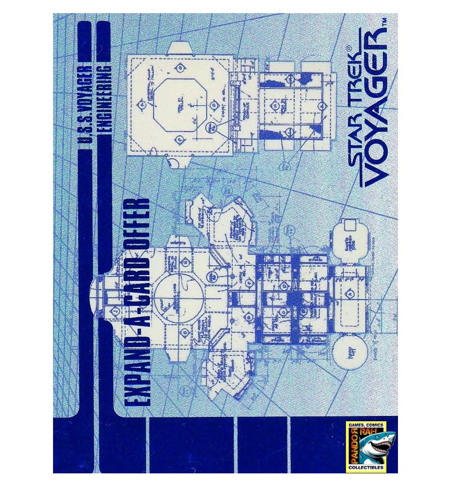 Star Trek Voyager Season 1 Trading Cards Expand A Card X-3 Foil Blueprint