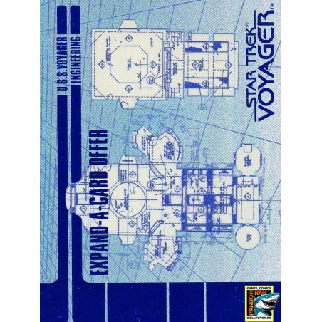 Star Trek Voyager Season 1 Trading Cards Expand A Card X-3 Foil Blueprint