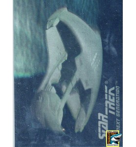 Star Trek The Next Generation Trading Card Romulan Warbird Hologram